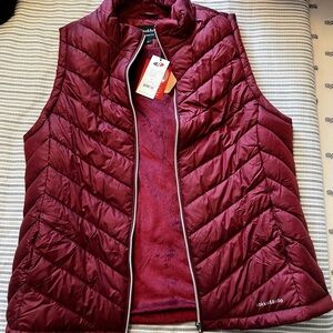 Coko & Koko Burgundy Quilted Vest